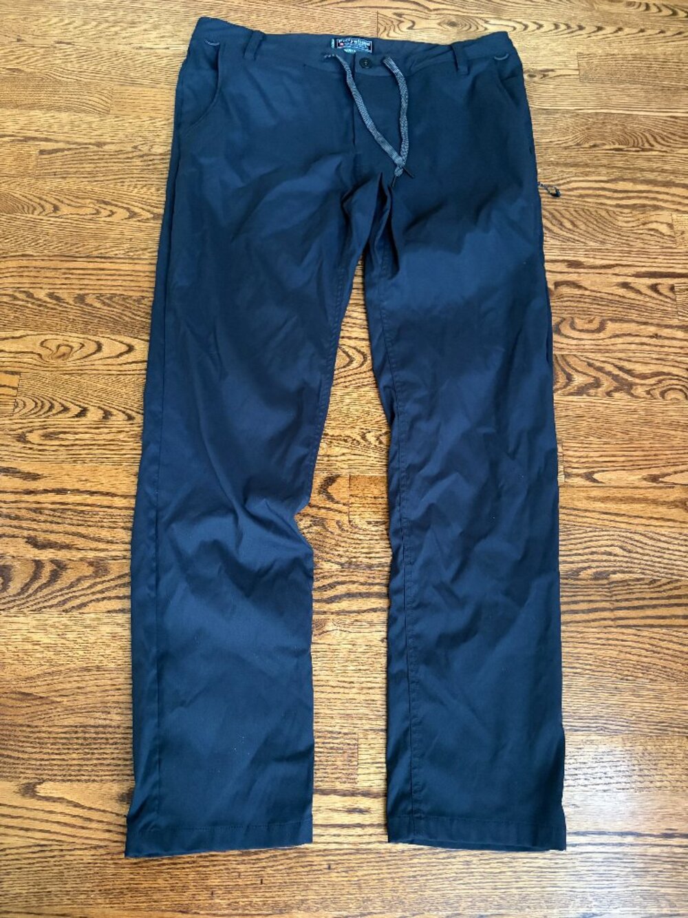 686 Everywhere Pants Mens 36x34 Black Slim Fit Technical Hiking Chino Trousers